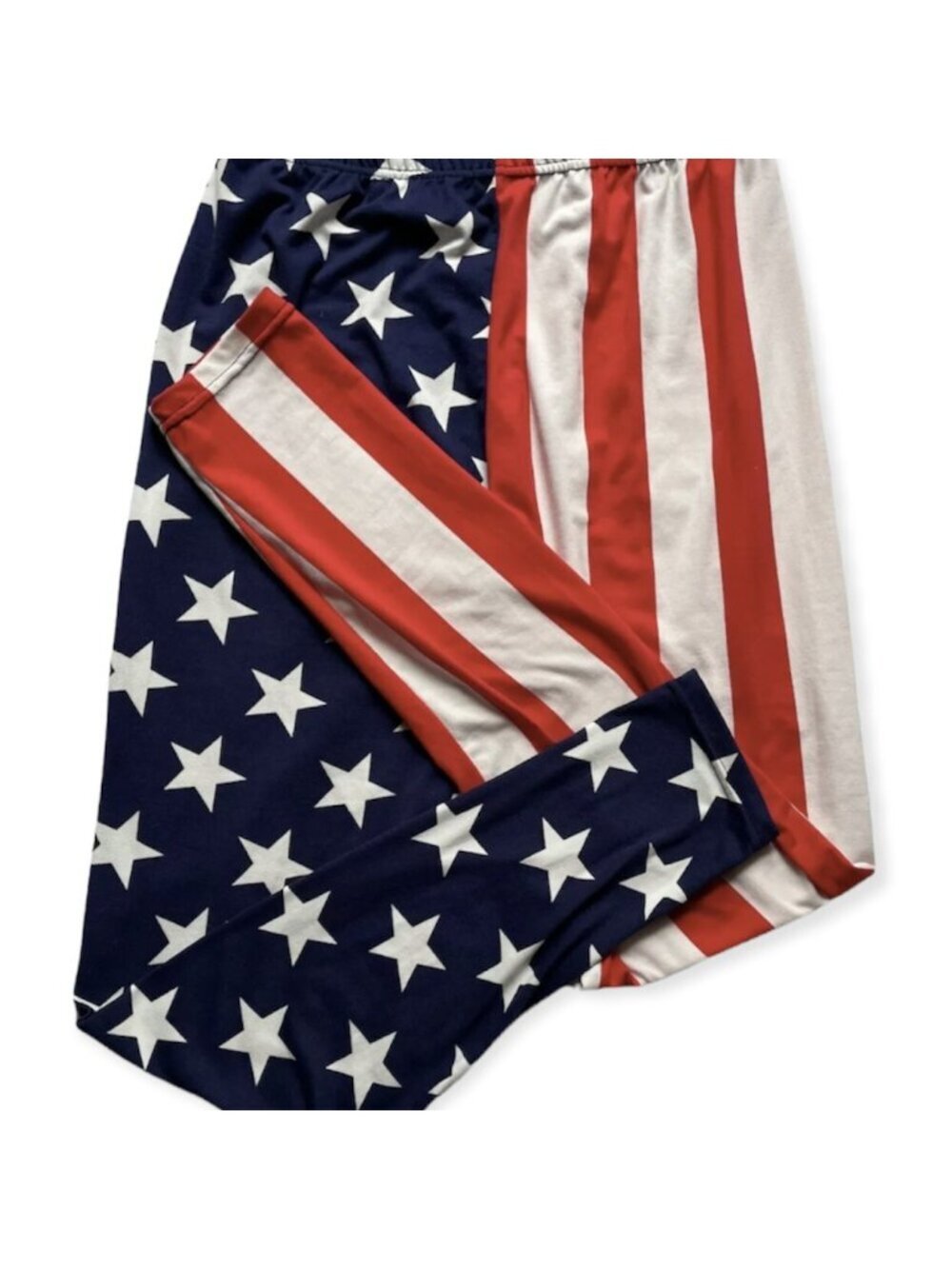 WORLD CUP USA American Flag Leggings Stars & Stripes Women’s M Soccer Patriotic